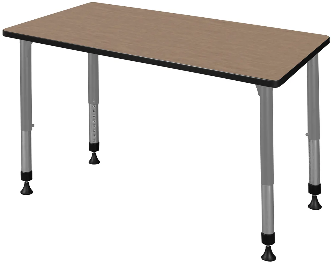 small adjustable height student table 12