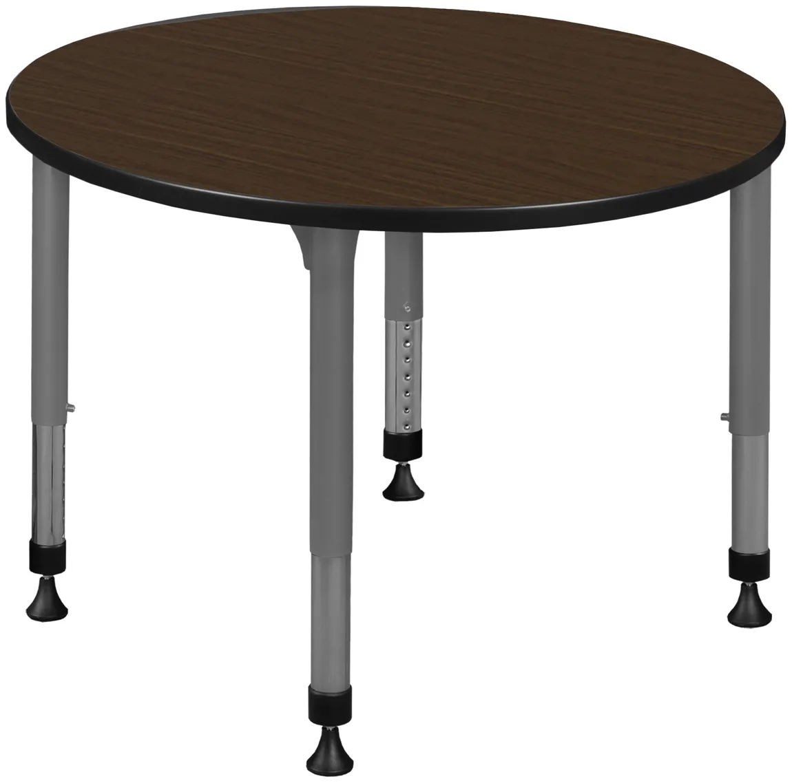Adjustable Height Round Student Table