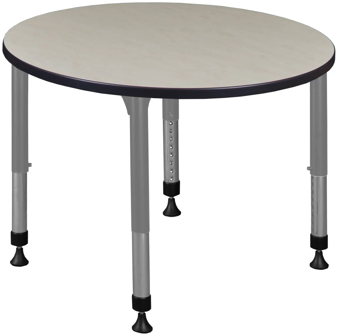 Adjustable Height Round Student Table