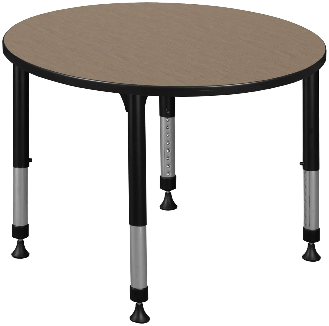 small adjustable height round student table 11