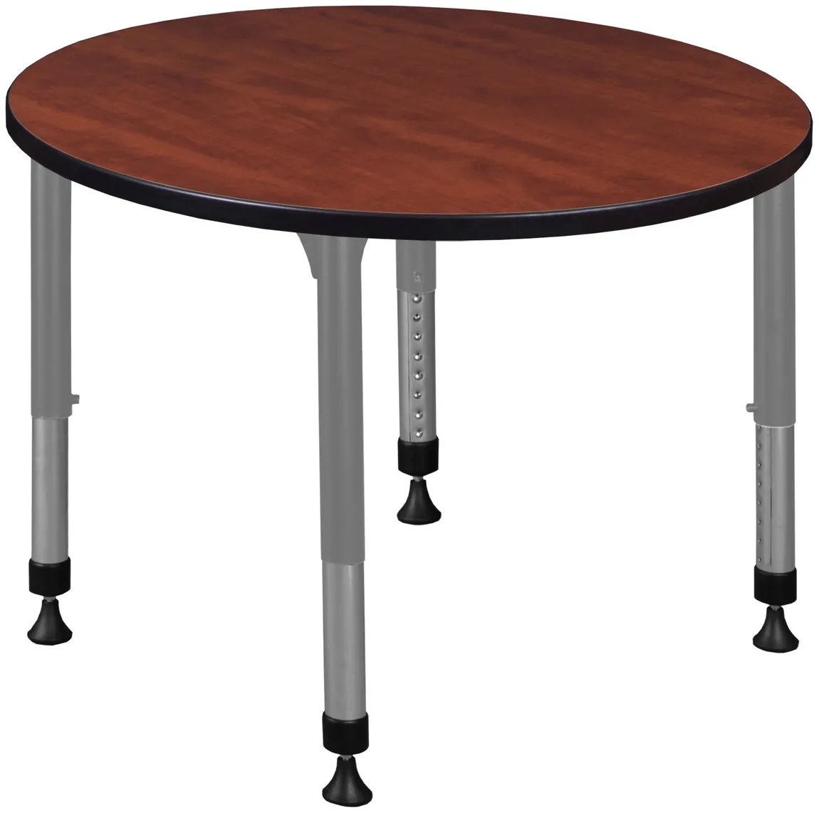 small adjustable height round student table 12