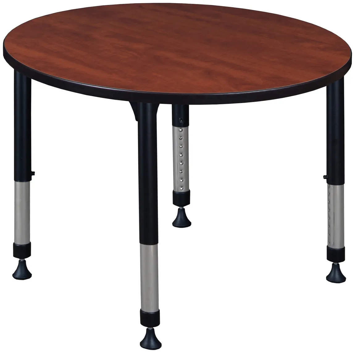 small adjustable height round student table 12