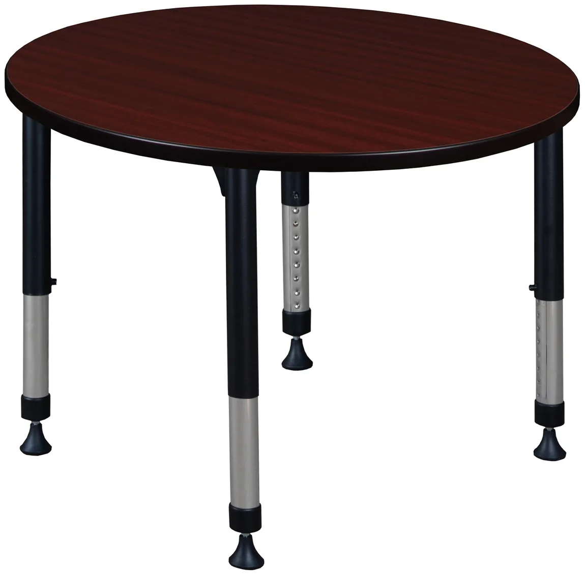 Adjustable Height Round Student Table