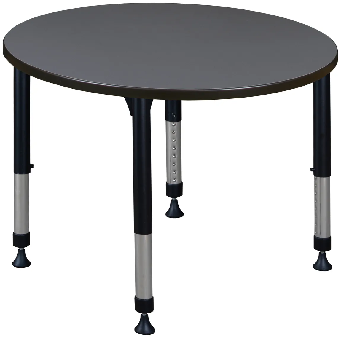 Adjustable Height Round Student Table