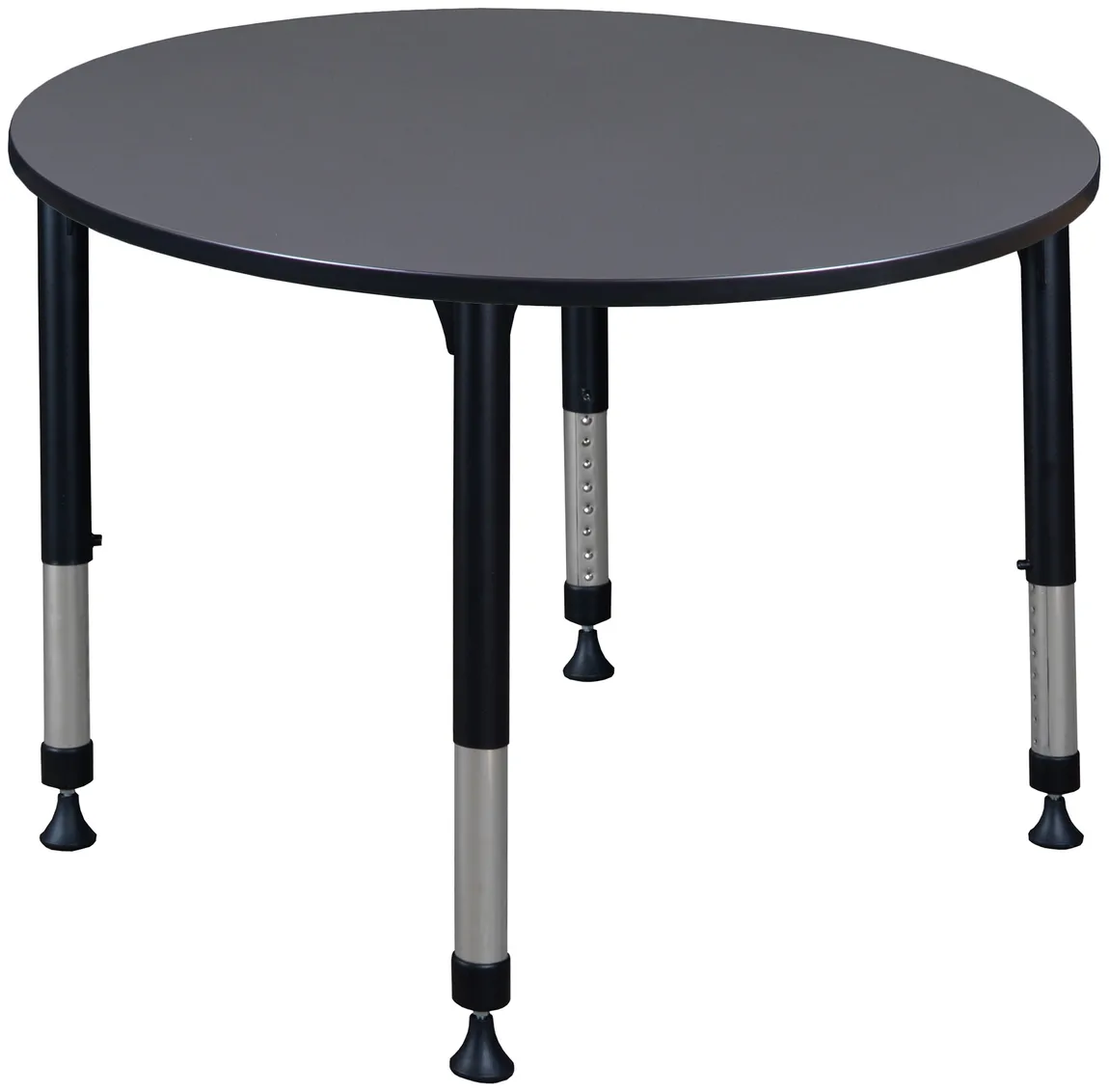 small adjustable height round student table 12