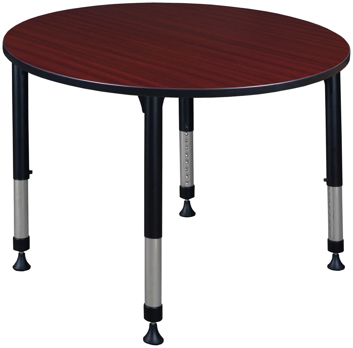 small adjustable height round student table 11