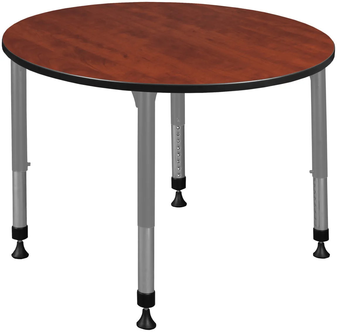 small adjustable height round student table 12