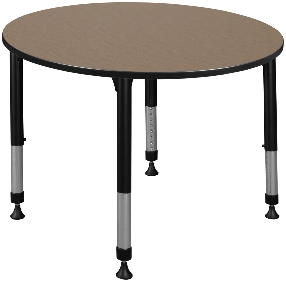 Adjustable Height Round Student Table