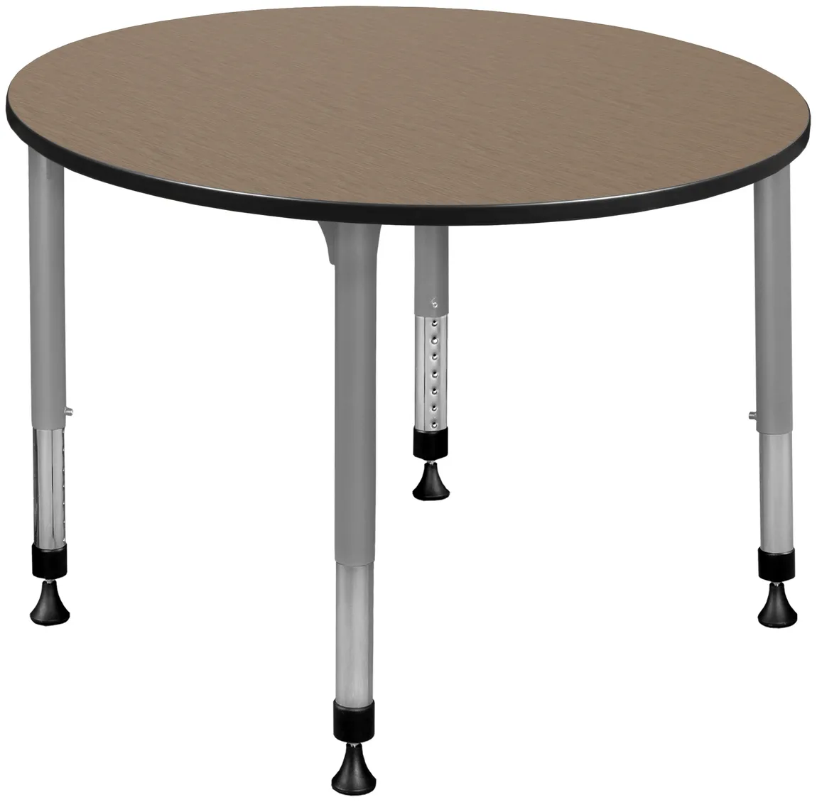 Adjustable Height Round Student Table
