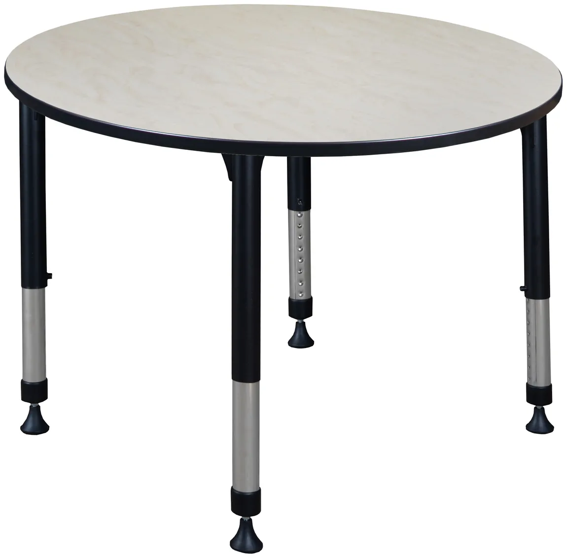 Adjustable Height Round Student Table