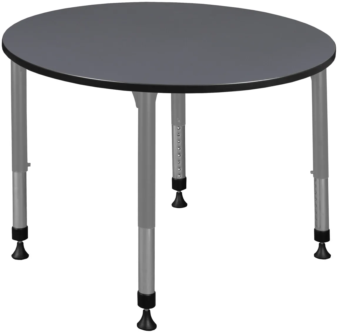small adjustable height round student table 11