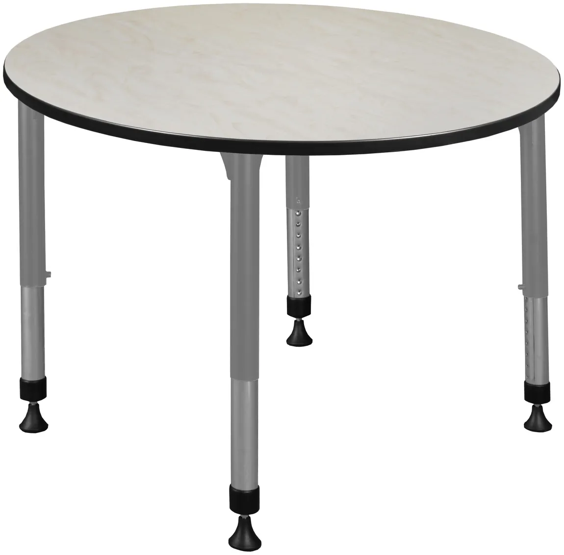 small adjustable height round student table 11