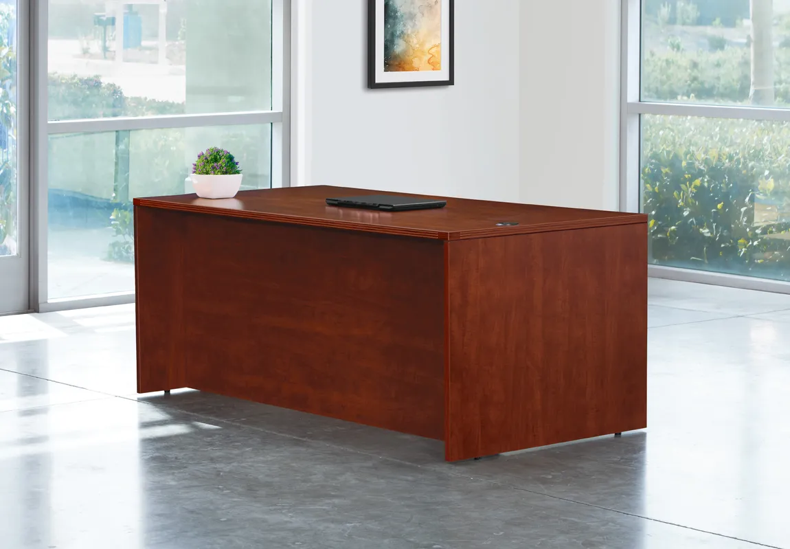 Rectangular Desk with Drawers