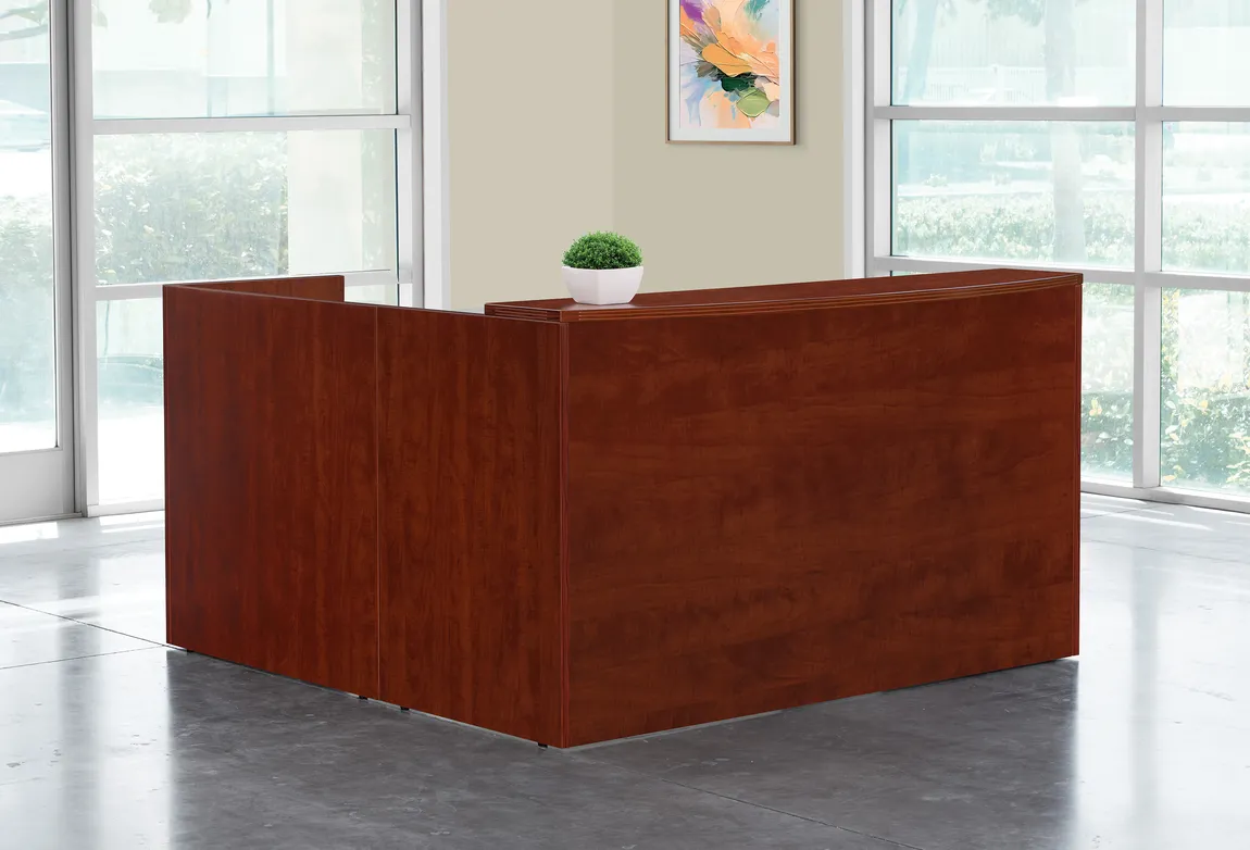 small l shaped reception desk 2