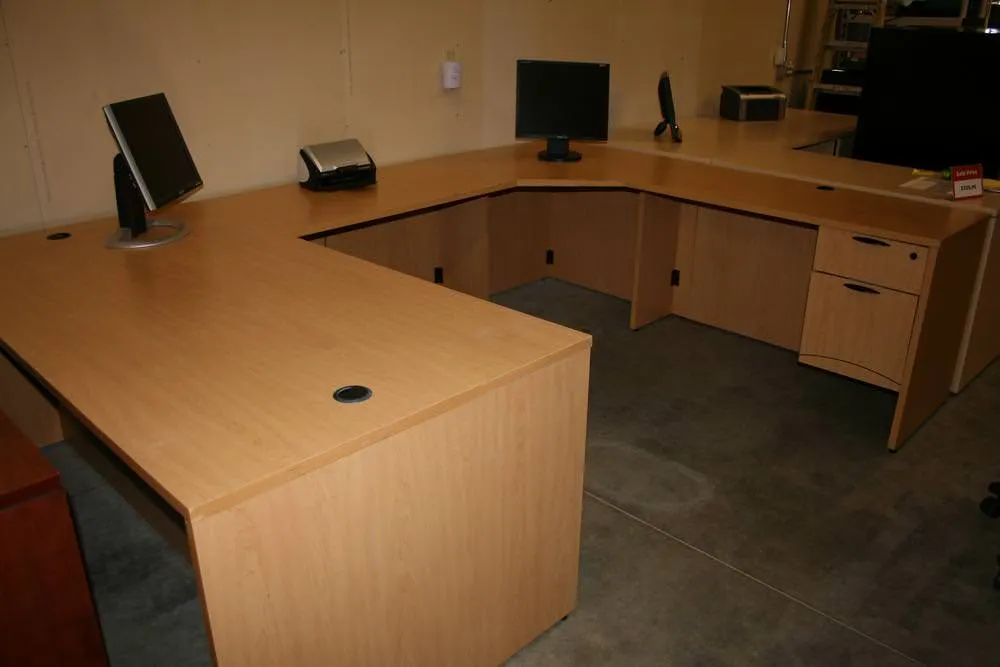 National U-Shaped Executive Desk