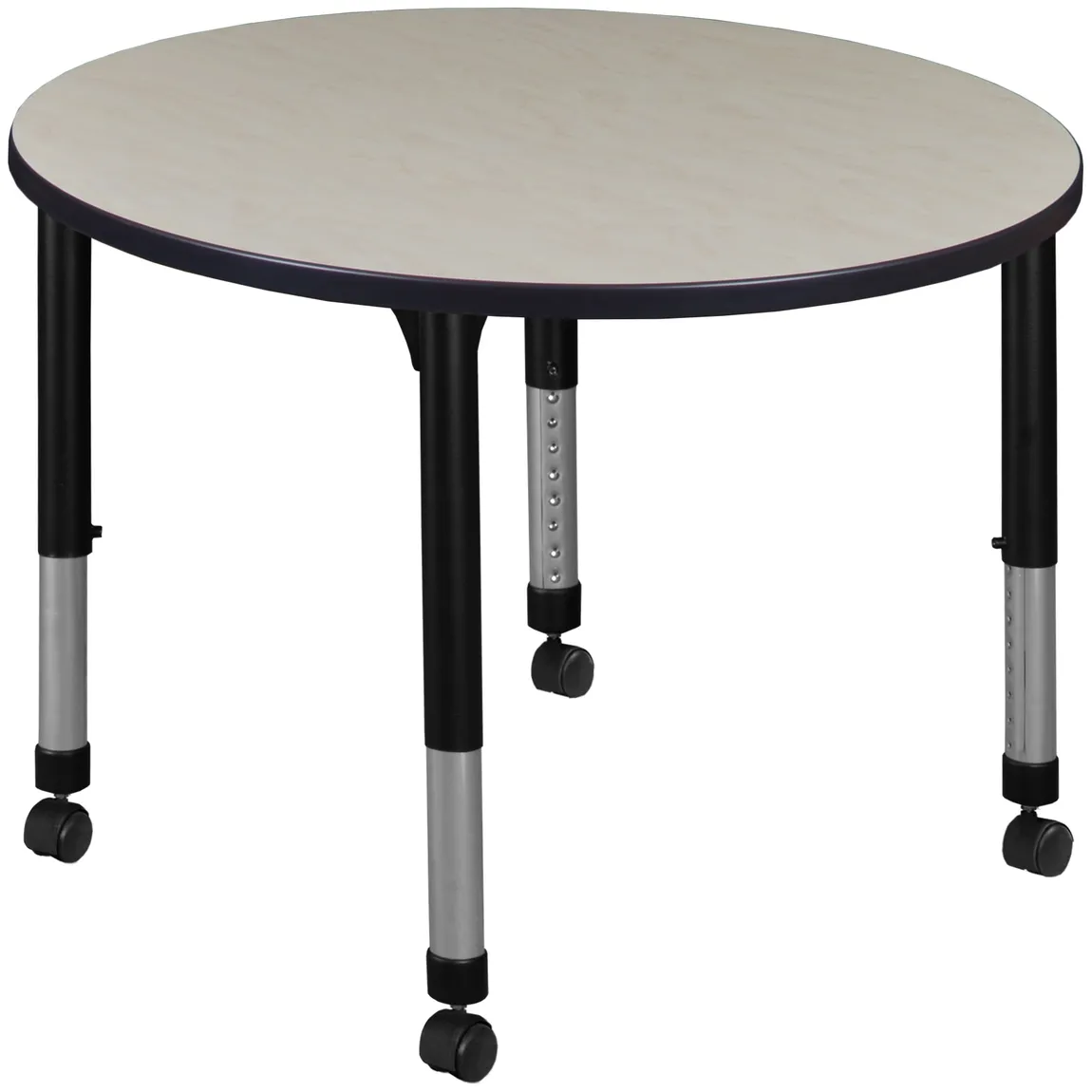 small rolling adjustable classroom table 6