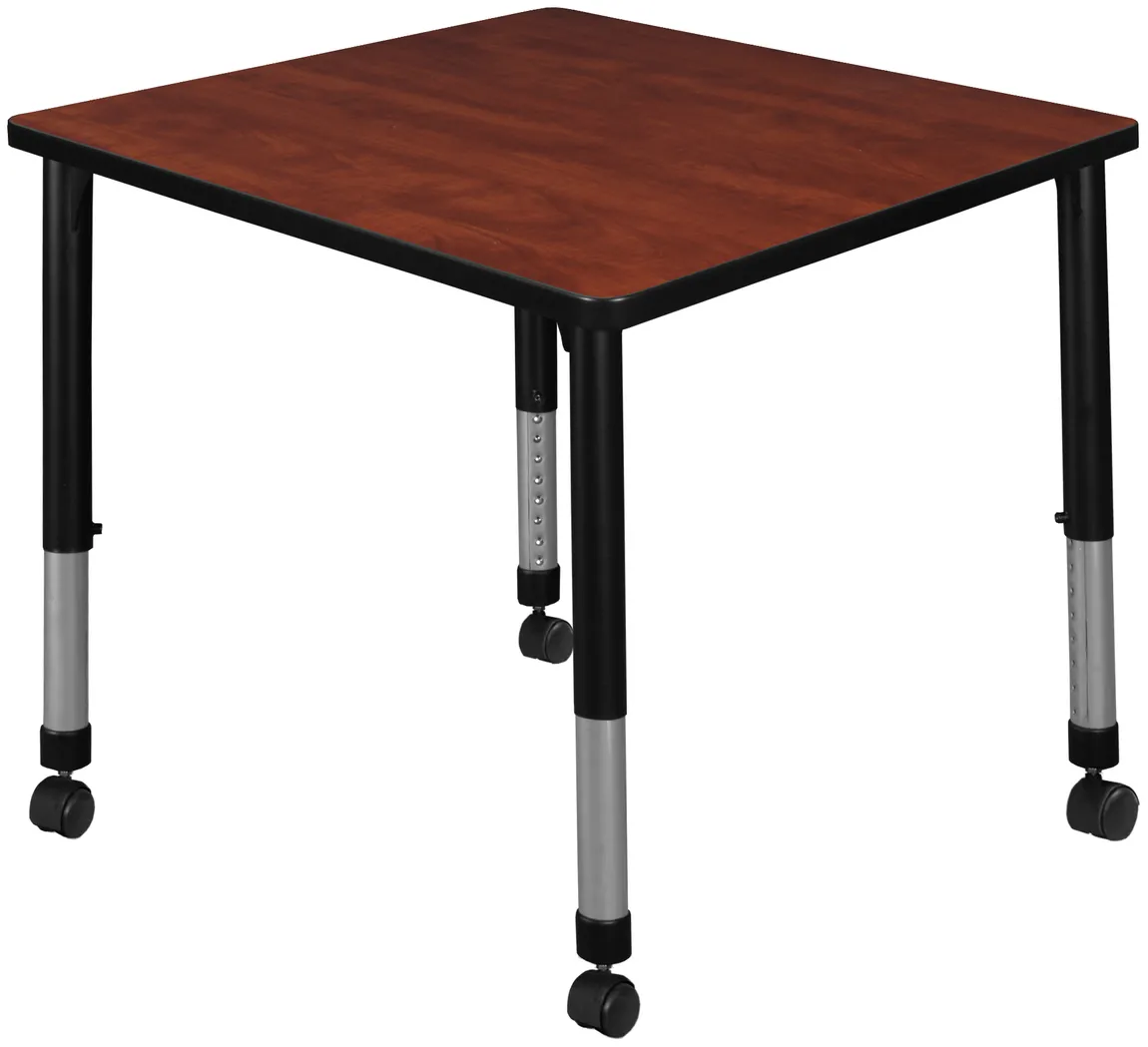small rolling square classroom table 12