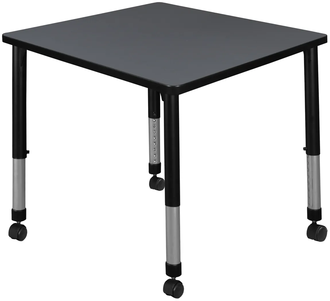 small rolling square classroom table 12