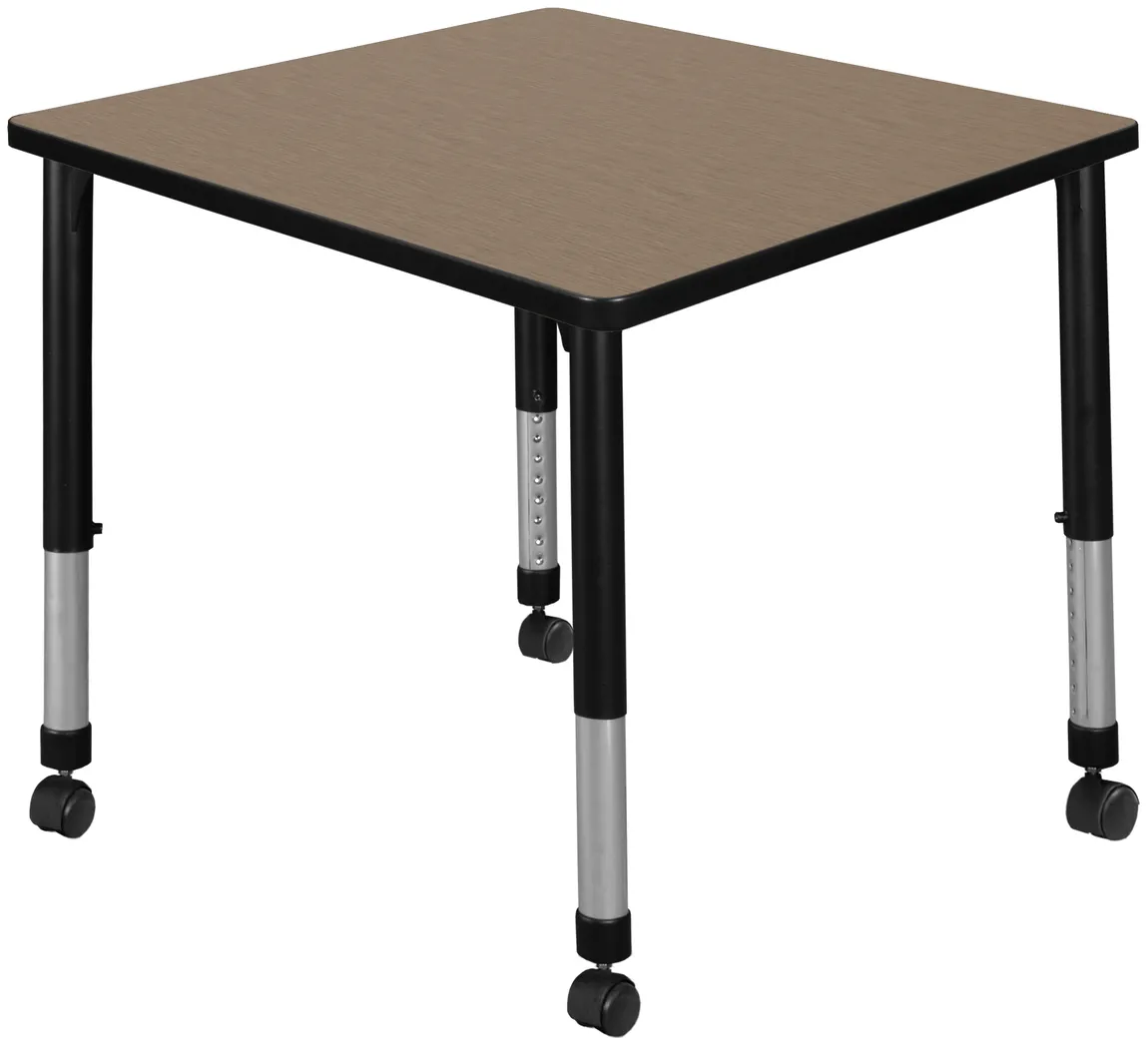 small rolling square classroom table 11