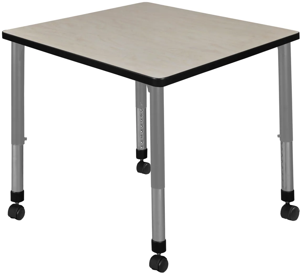 small rolling square classroom table 11