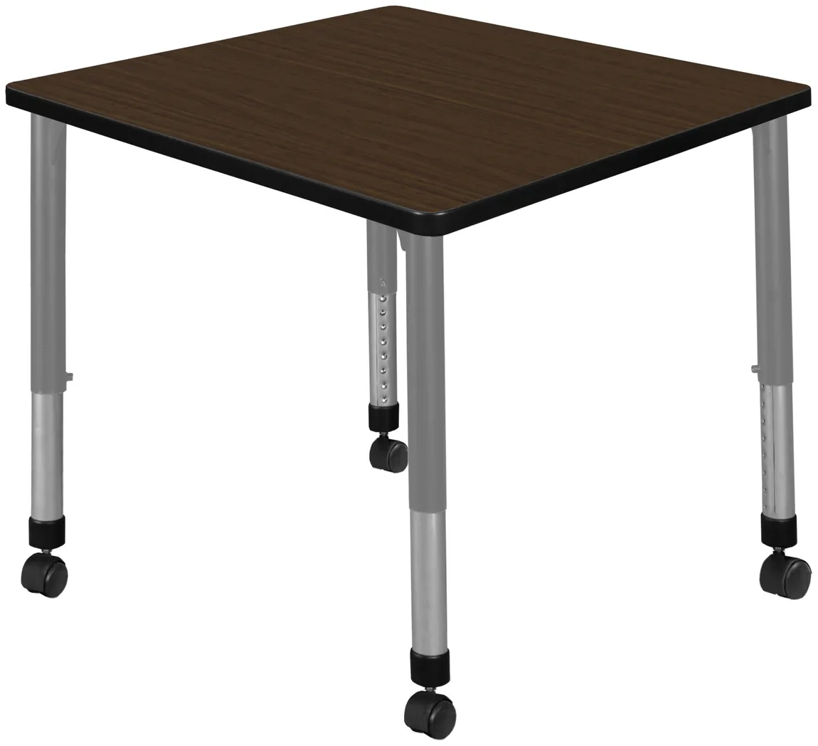 small rolling square classroom table 12