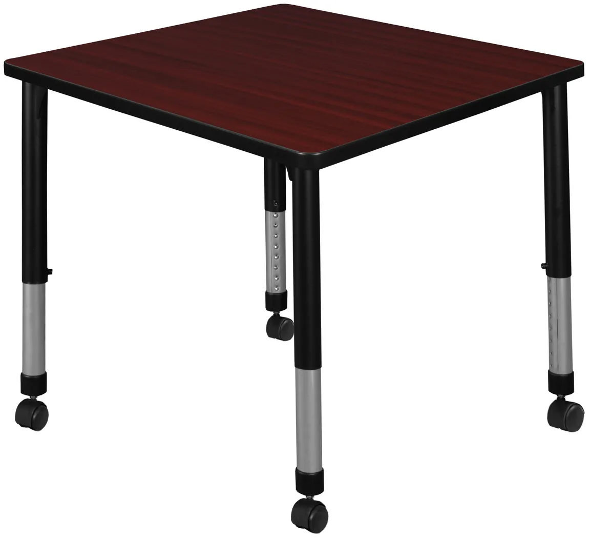 Rolling Square Classroom Table