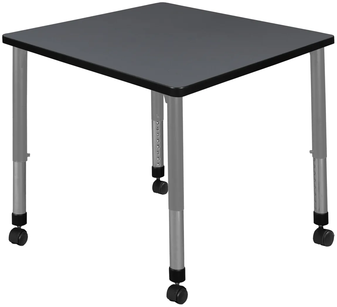 Rolling Square Classroom Table