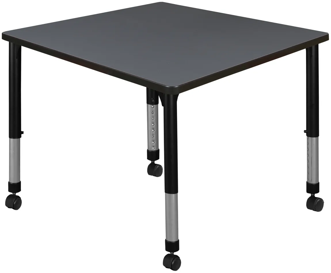 small adjustable rolling square table 11