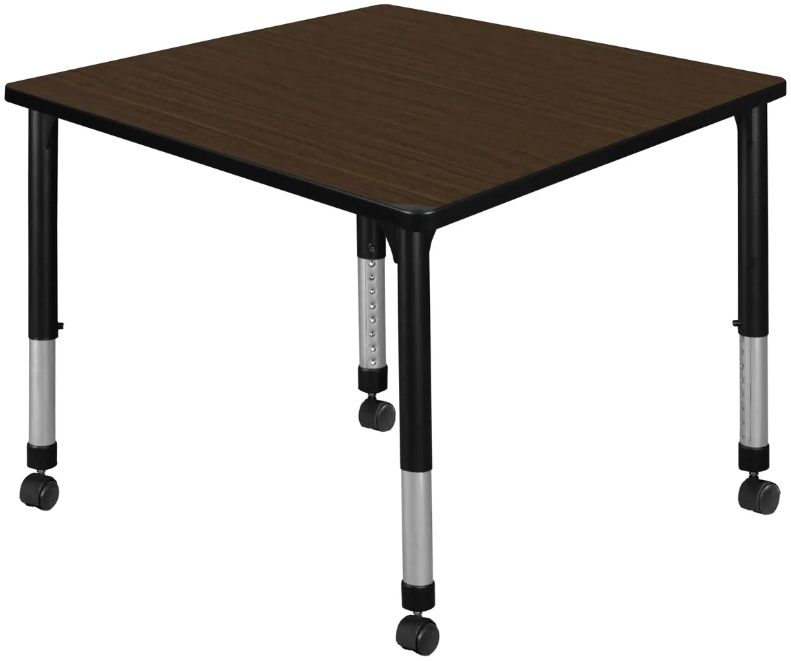 small adjustable rolling square table 12