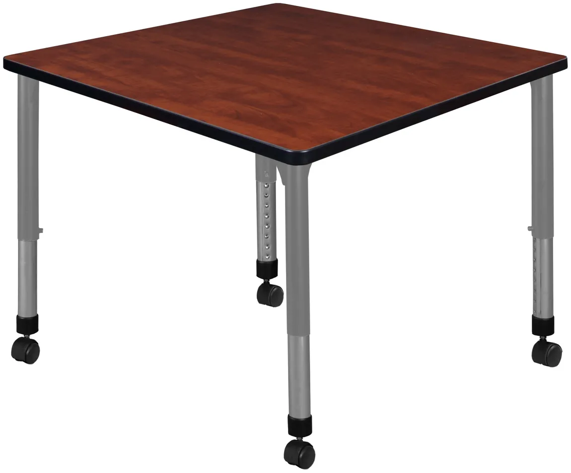 small adjustable rolling square table 11