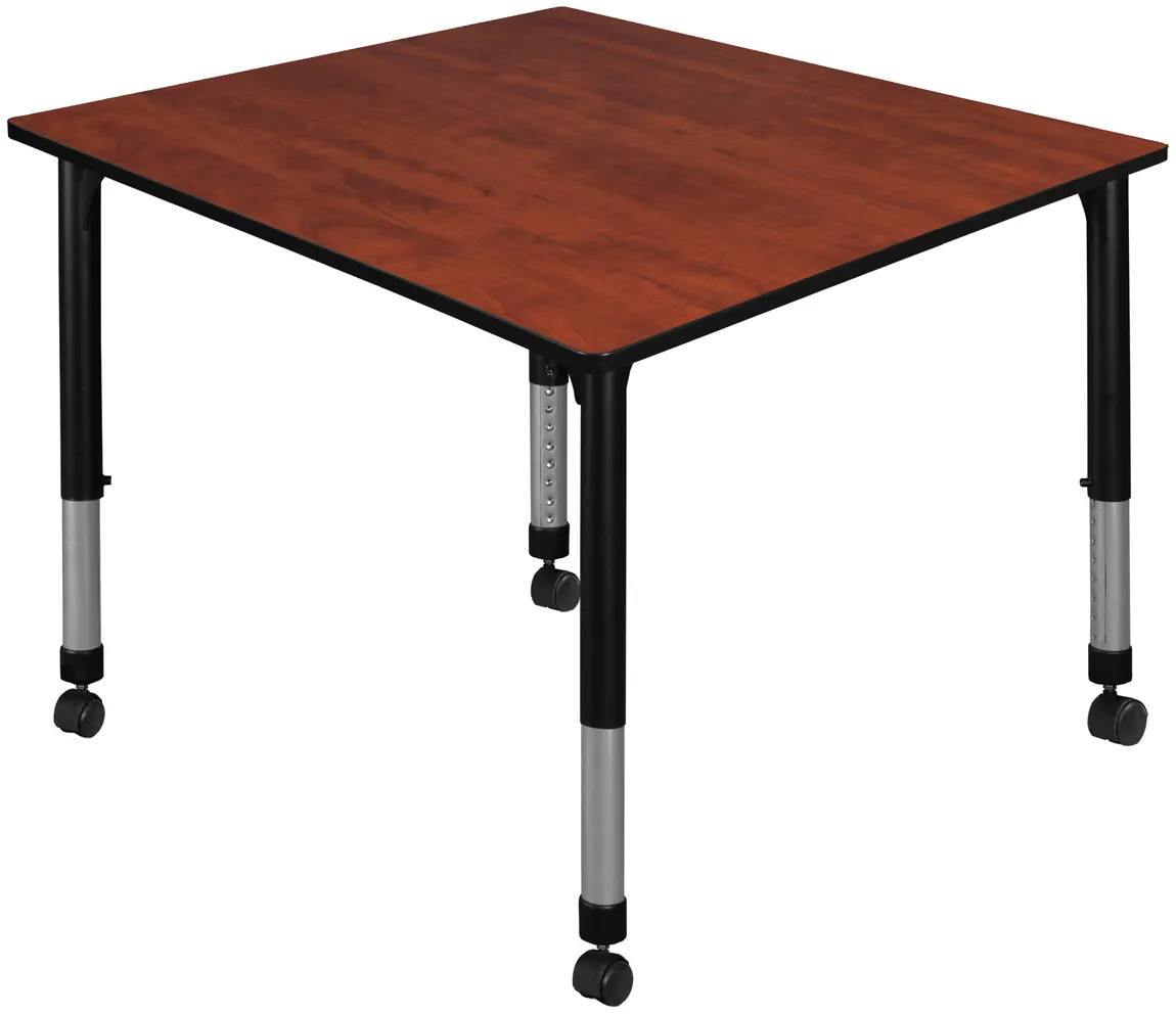 small large adjustable rolling table 12