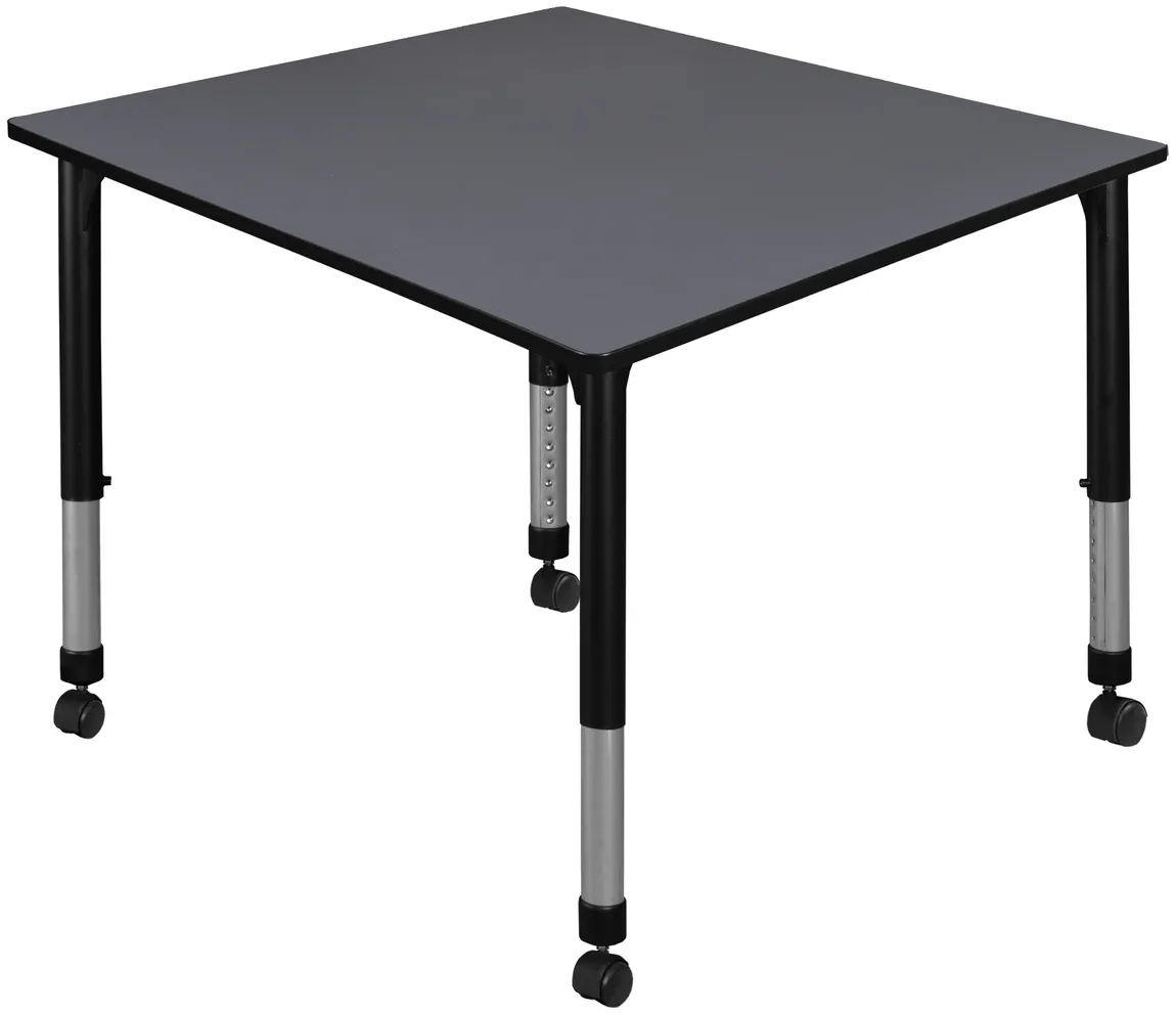 small large adjustable rolling table 12