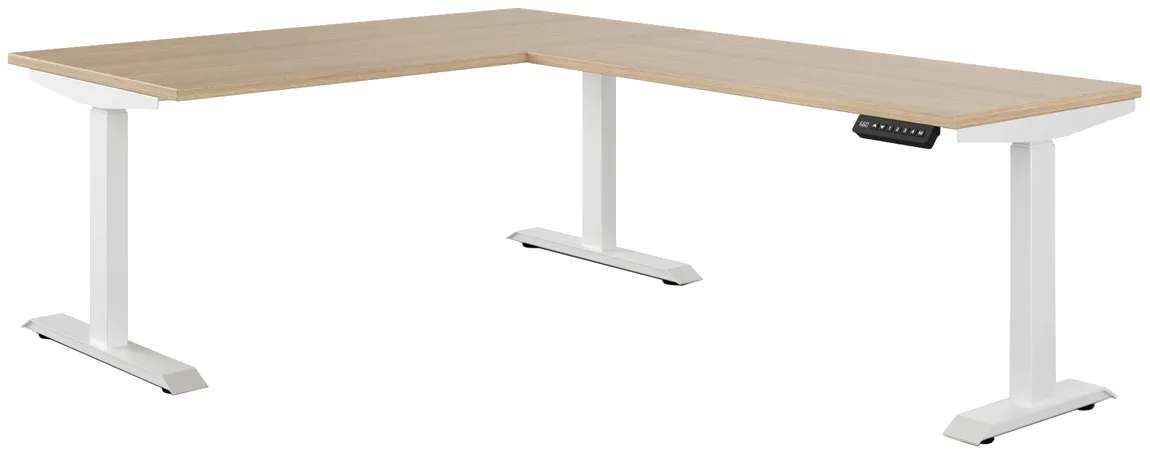 small l shape height adjustable desk 17