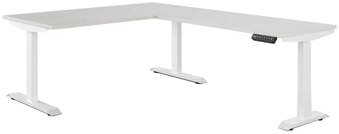 small l shape height adjustable desk 12