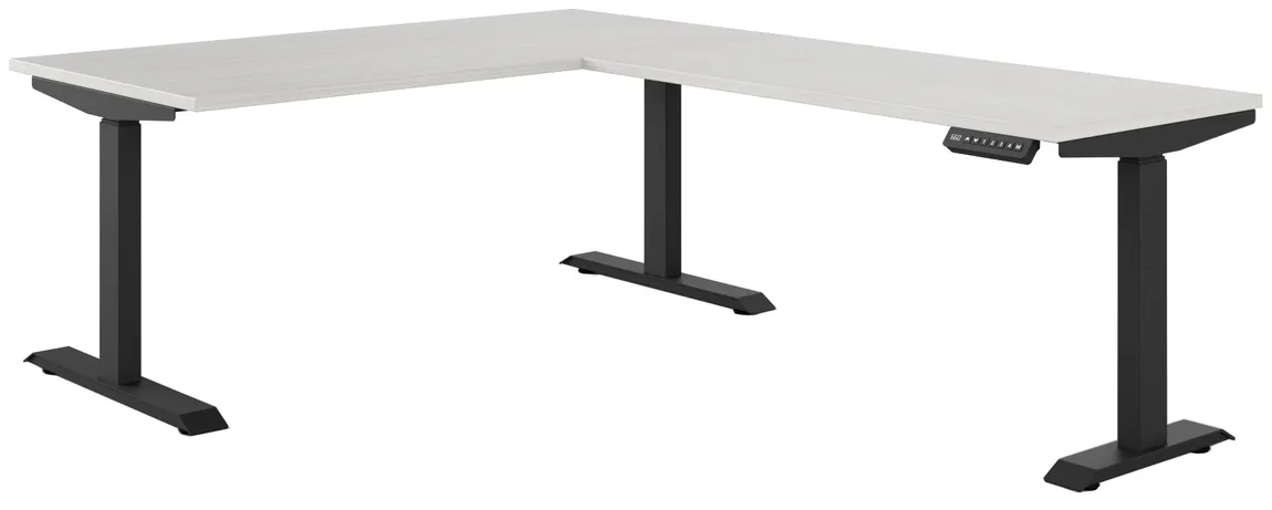 small l shape height adjustable desk 11