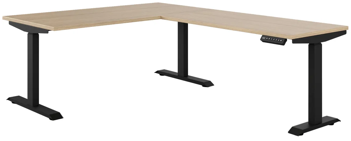 small l shape height adjustable desk 14