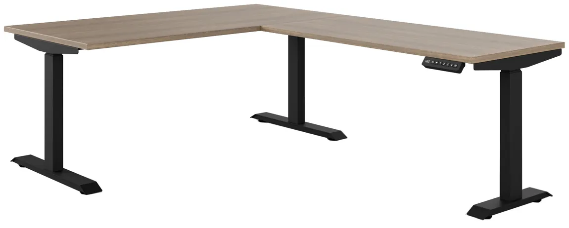 small l shape height adjustable desk 15