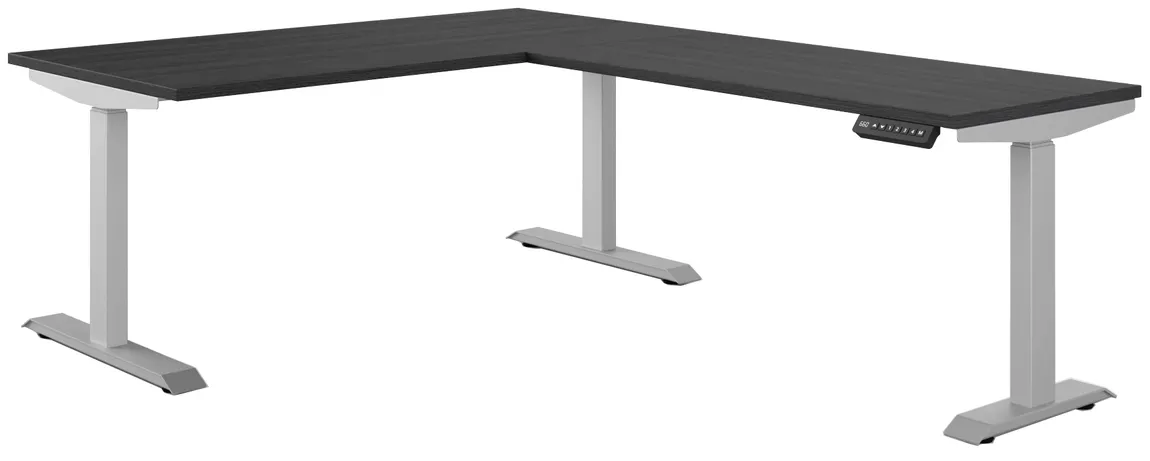 small l shape height adjustable desk 12