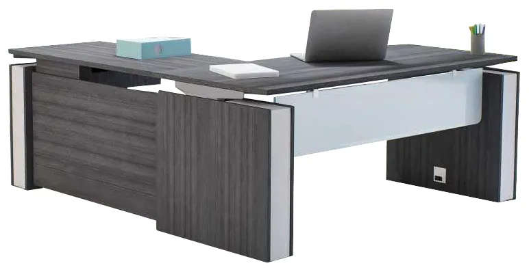 Height Adjustable L Shape Desk