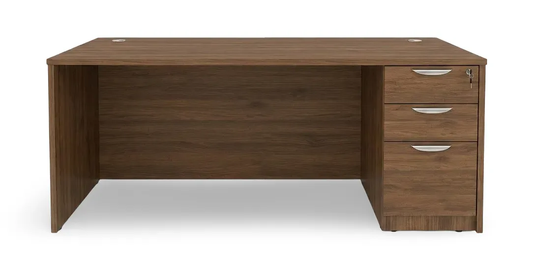 small office desk with drawers 3