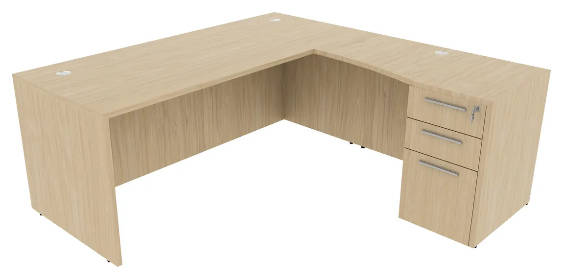 small l shaped desk with drawers 4