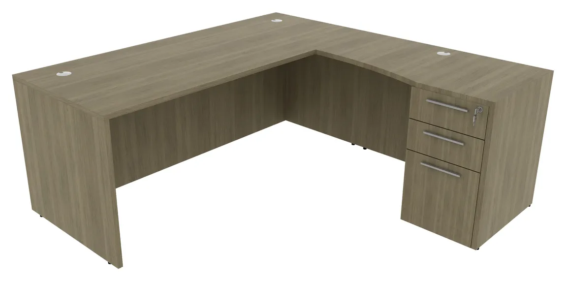 small l shaped desk with drawers 5