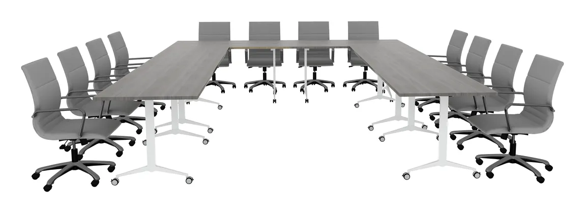small u shaped conference table 5