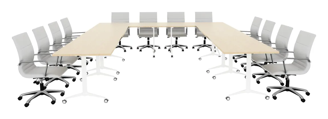 small u shaped conference table 6