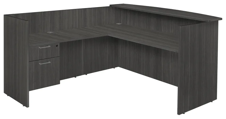 L Shaped Office Reception Desk