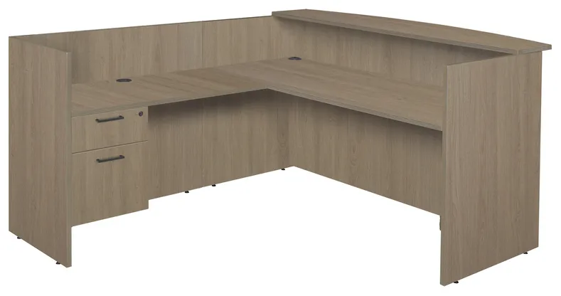L Shaped Office Reception Desk