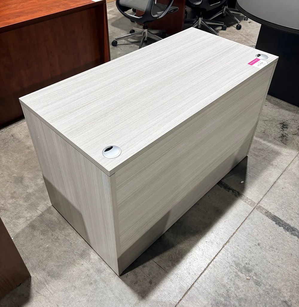 Small Pedestal Desk with Drawers