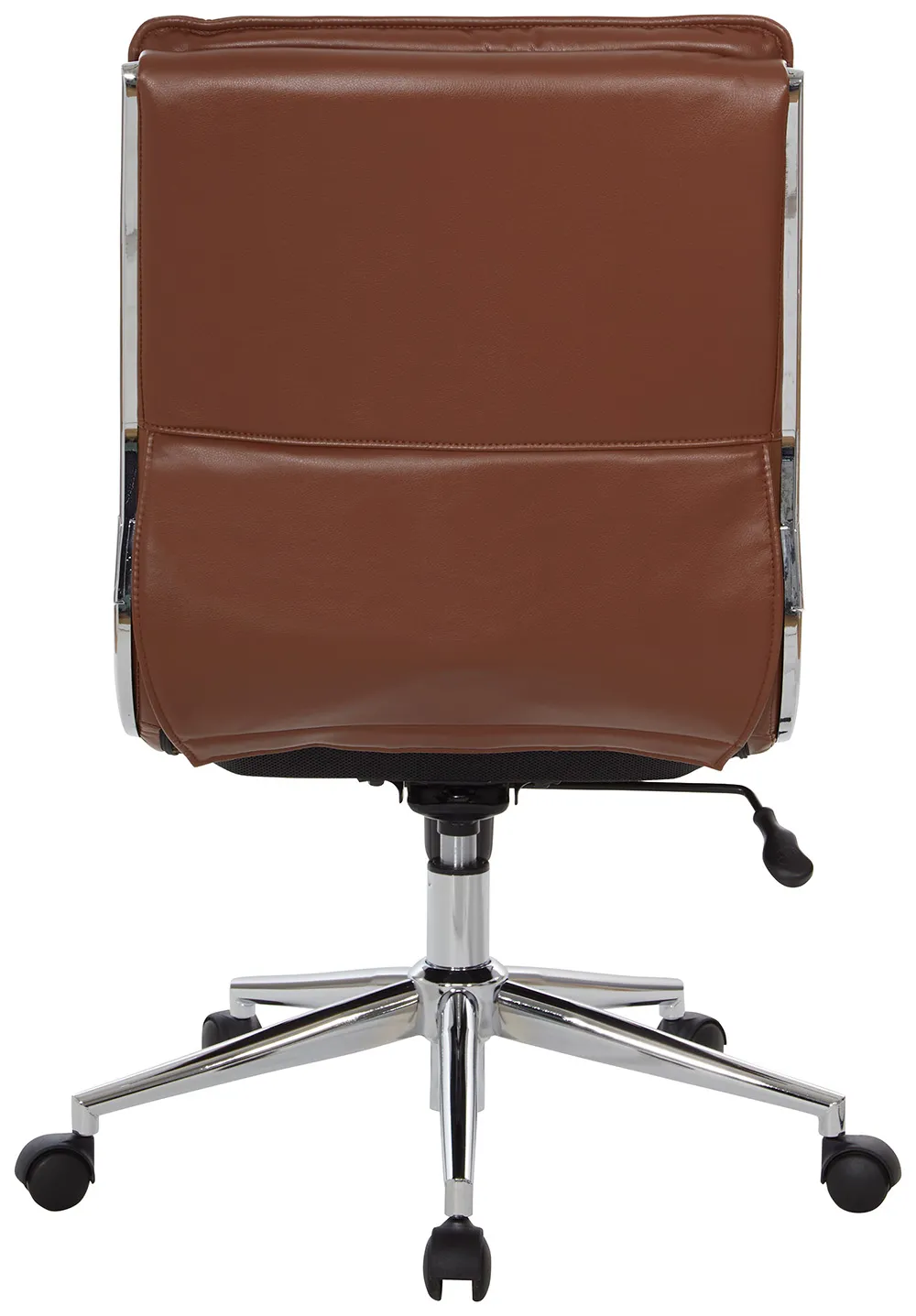 small mid back armless conference chair 3