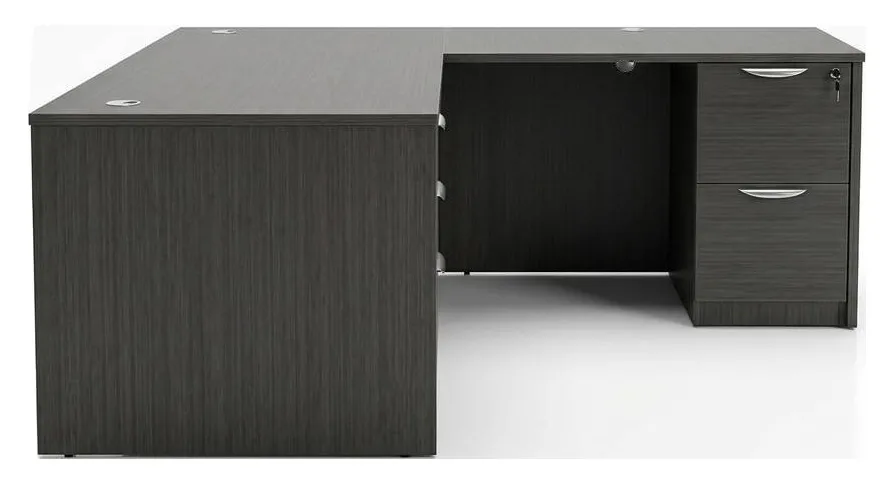 L Shaped Desk with Drawers