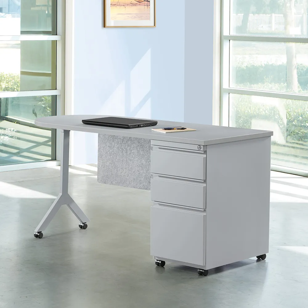 Mobile School Desk with Drawers